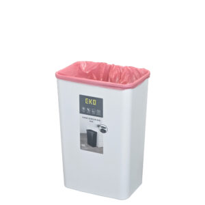 Современное сенсорное мусорное ведро экономичной линии EKO, модель EK6226-50L-WH, мусорный мешок