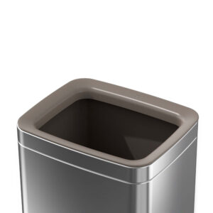 Премиальное открытое мусорное ведро EKO, модель EK9082 MMT-12L, вид сверху