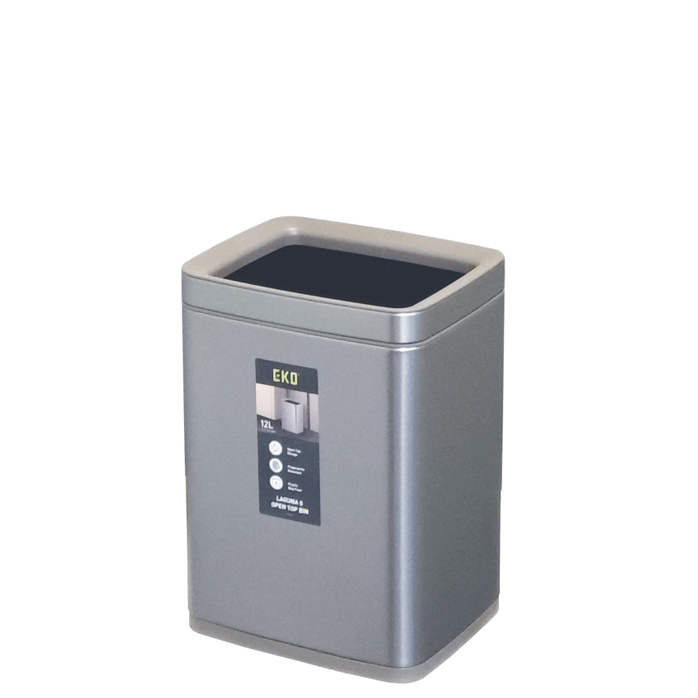 Премиальное открытое мусорное ведро EKO, модель EK9082 MMT-12L
