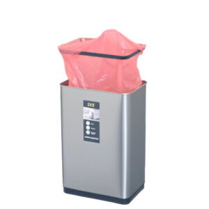 Современное сенсорное мусорное ведро экономичной линии EKO, модель EK9578MMT-50L крепление мусорного мешка