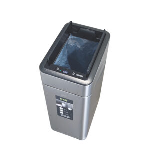 Современное сенсорное мусорное ведро экономичной линии EKO, модель EK9577 R-35L-MMT вид сверху